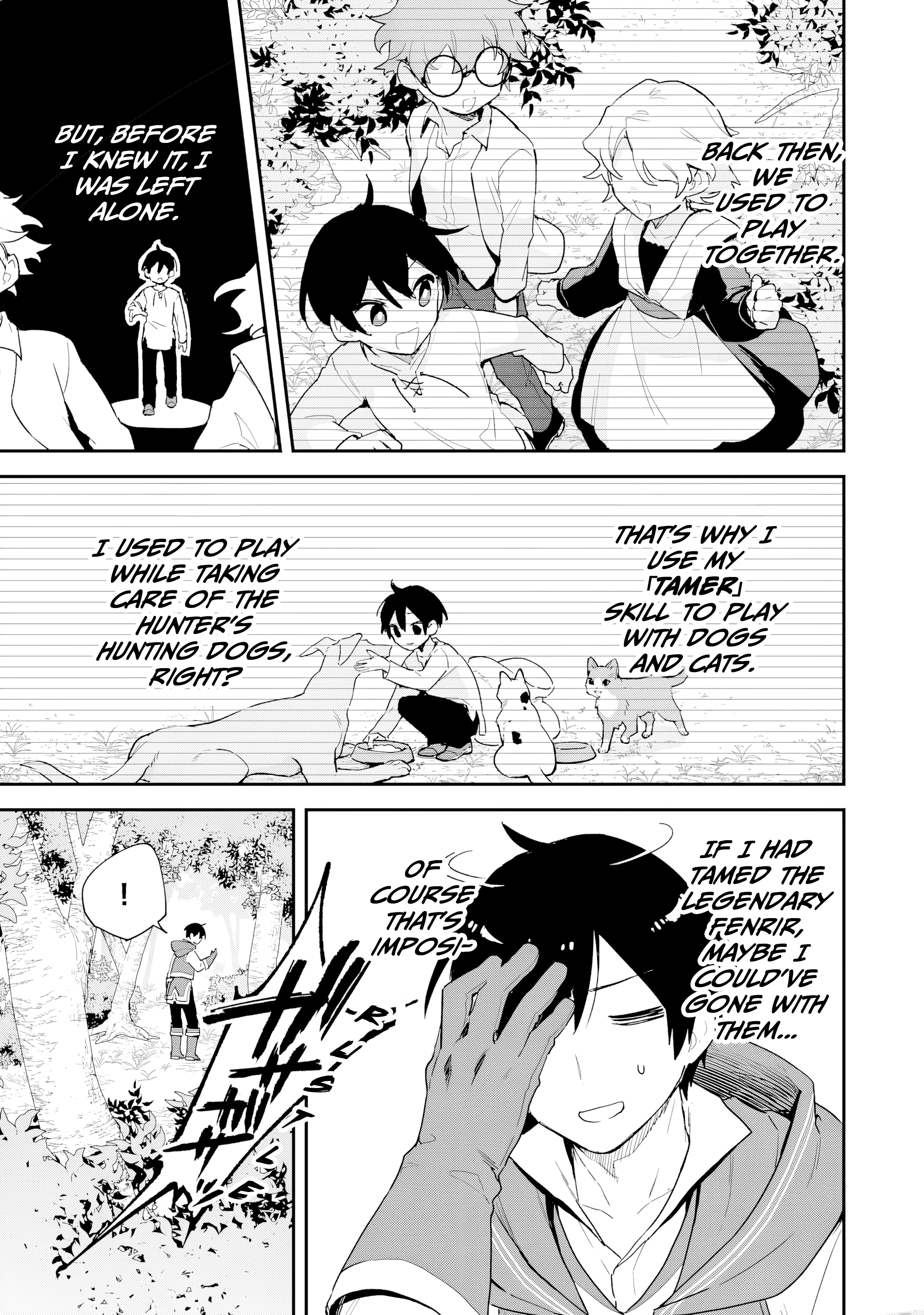 The Trainer Lives Surrounded by Monsters: Abandoned by the Hero Party, He Became the Strongest after Meeting with a Legendary Monster Chapter 1 12